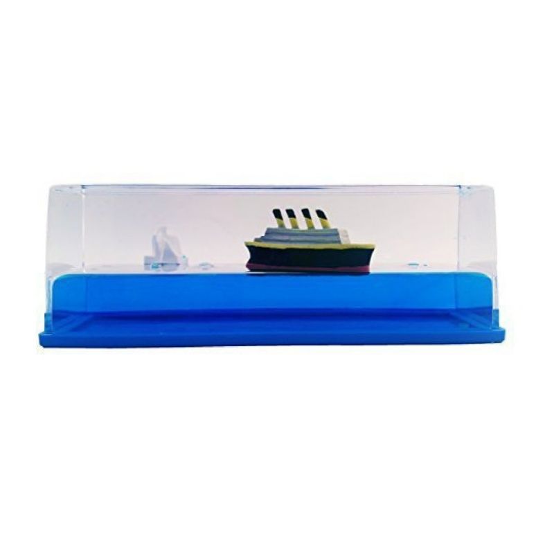 Titanic Liquid Wave Paperweight | Desk Toy & Decorative Showpiece