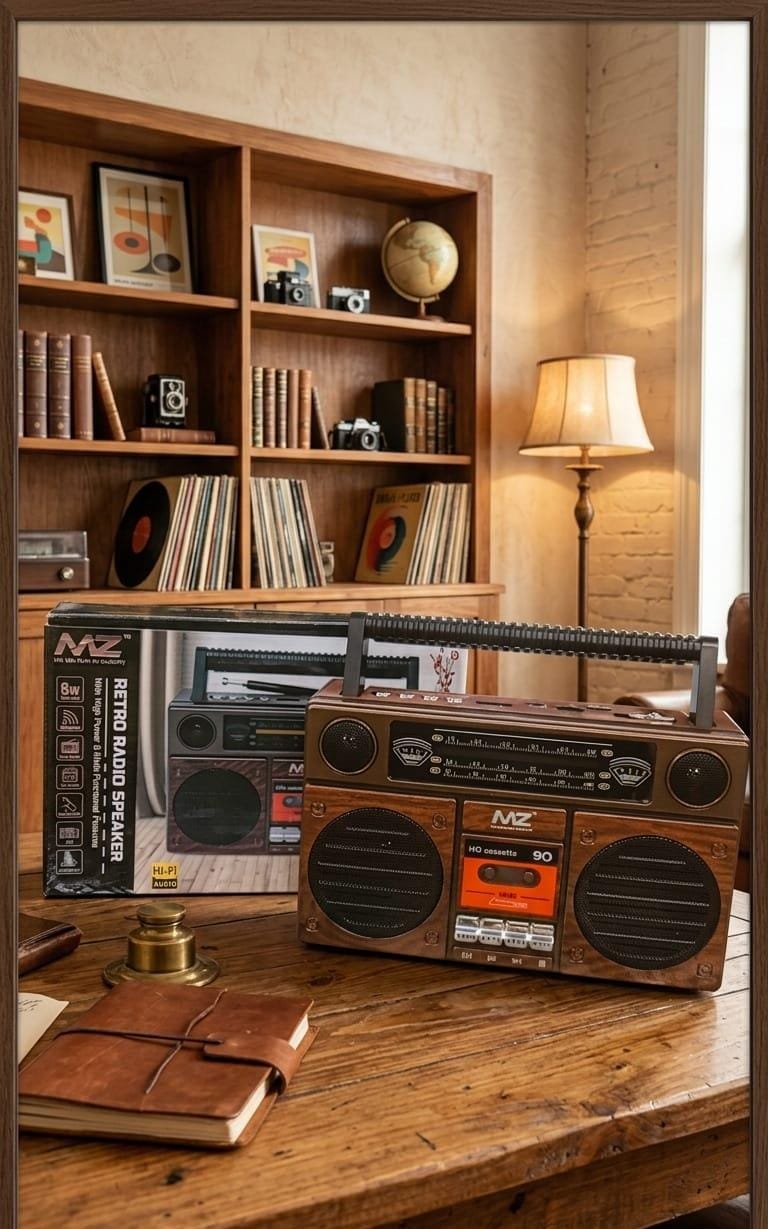 MZ Retro Boombox Speaker S668