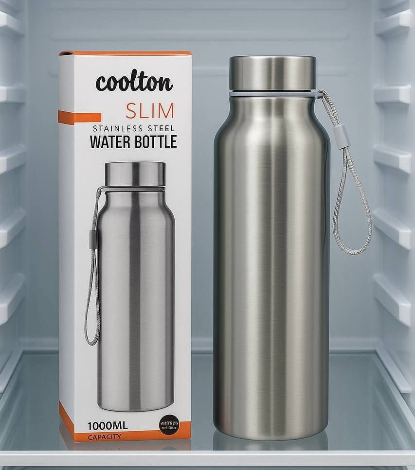 Premium Slim Stainless Steel Water Bottle - 1000ml