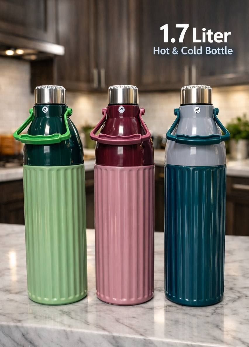 Premium Jumbo 1.7 Liter Hot & Cold Insulated Flask